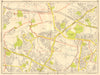 HAYES HILLINGDON Southall Greenford Northolt . GEOGRAPHERS' A-Z 1959 old map