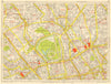 Marylebone Islington St John's Wood Bloomsbury Camden. GEOGRAPHERS' A-Z 1959 map