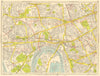 HAMMERSMITH Chiswick Acton Shepherds Bush Fulham. GEOGRAPHERS' A-Z 1959 map