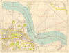 ERITH Belvedere Rainham Marshes Wennington. GEOGRAPHERS' A-Z 1959 old map