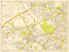 HOUNSLOW Feltham Twickenham Heathrow Airport. GEOGRAPHERS' A-Z 1959 old map