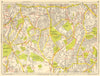 SOUTHWARK Brixton Dulwich Peckham Honor Catford. GEOGRAPHERS' A-Z 1959 old map
