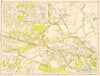 DARTFORD Crayford Bexleyheath Erith Slade Green. GEOGRAPHERS' A-Z 1959 old map