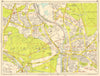 KINGSTON-UPON-THAMES TEDDINGTON East Molesey Bushy Park GEOGRAPHERS A-Z 1959 map