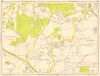 HEXTABLE Swanley Dartford Bexley Joyden's Wood. GEOGRAPHERS' A-Z 1959 old map