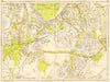SURBITON Esher Thames Ditton Chessington Tolworth. GEOGRAPHERS' A-Z 1959 map