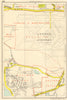 HEATHROW AIRPORT Staines Feltham Hayes West Drayton. GEOGRAPHERS A-Z 1959 map