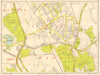 ELSTREE Barnet Borehamwood Hendon Stanmore NW7. GEOGRAPHERS' A-Z 1964 old map