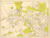 HIGH BARNET Totteridge Whetstone Oakleigh Park N20. GEOGRAPHERS' A-Z 1964 map
