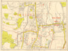 ENFIELD WALTHAM CROSS Cheshunt Theobalds Grove. GEOGRAPHERS' A-Z 1964 old map