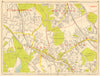 NORTHWOOD PINNER Watford Hatch End Carpenders Park. GEOGRAPHERS' A-Z 1964 map