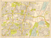 TOTTENHAM EDMONTON Walthamstow Wood Green Bruce Grove. GEOGRAPHERS' A-Z 1964 map