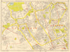 RUISLIP Harrow Pinner Ickenham Rayner's Lane Eastcote. GEOGRAPHERS' A-Z 1964 map
