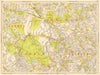 HAMPSTEAD Finchley Tufnell Park Crouch Hill Hornsey. GEOGRAPHERS' A-Z 1964 map