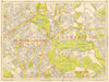 LONDON E Walthamstow Leytonstone Wanstead Snaresbrook. GEOGRAPHERS' A-Z 1964 map
