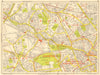 LONDON NW Acton Willesden Queens Park North Kensington. GEOGRAPHERS A-Z 1964 map