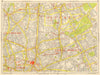 LONDON EAST END Islington Hackney Tower Hamlets City. GEOGRAPHERS' A-Z 1964 map