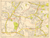 HAYES HOUNSLOW SOUTHALL Harlington Cranford Heston. GEOGRAPHERS' A-Z 1964 map