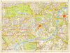 WESTMINSTER CHELSEA LAMBETH Battersea Mayfair Victoria. GEOGRAPHERS A-Z 1964 map