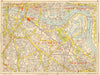 SOUTHWARK Bermondsey Wapping Rotherhithe Camberwell. GEOGRAPHERS' A-Z 1964 map