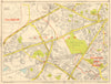 HOUNSLOW Feltham Twickenham Heathrow Airport. GEOGRAPHERS' A-Z 1964 old map