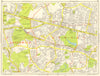 BEXLEY Bexleyheath Eltham East Wickham Shooters Hill. GEOGRAPHERS' A-Z 1964 map