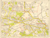DARTFORD Crayford Bexleyheath Erith Slade Green. GEOGRAPHERS' A-Z 1964 old map