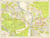 KINGSTON-UPON-THAMES TEDDINGTON East Molesey Bushy Park GEOGRAPHERS A-Z 1964 map
