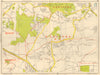 HEXTABLE Swanley Dartford Bexley Joyden's Wood. GEOGRAPHERS' A-Z 1964 old map