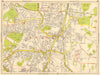 ORPINGTON Bromley Pett's Wood St Mary Cray. GEOGRAPHERS' A-Z 1964 old map