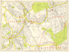 EPSOM & EWELL Cheam Belmont Banstead Sutton. GEOGRAPHERS' A-Z 1964 old map