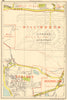 HEATHROW AIRPORT Staines Feltham Hayes West Drayton. GEOGRAPHERS A-Z 1964 map