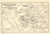 LONDON West End Cinemas. News Cinemas (square). GEOGRAPHERS' A-Z 1964 old map