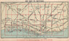 LIVERPOOL. Outline index map 1928 old vintage plan chart