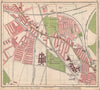LIVERPOOL. Fazakerley Walton County Orrell Park 1928 old vintage map chart