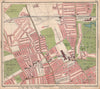LIVERPOOL. Anfield Everton Tue Brook Newsham Park Breck Road 1928 old map