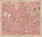 LIVERPOOL. Everton Vauxhall Grant Gardens 1928 old vintage map plan chart