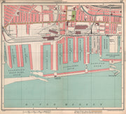 LIVERPOOL. Bootle Gladstone/Hornby/Alexandra/Langton/Brocklebank Docks 1928 map