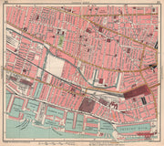 LIVERPOOL CENTRE. Vauxhall Sandhills Prince's/Trafalgar/Stanley Docks 1928 map