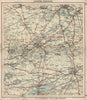 MERSEYSIDE Warrington St Helens Wigan Widnes. A580 under construction 1928 map