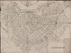 AMSTERDAM. Antique town plan. City map. Netherlands. BRADSHAW 1895 old