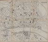 COLOGNE KOLN KÖLN. Antique town plan. City map. Germany. BRADSHAW 1895 old