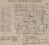 THE HAGUE DEN HAAG 'S-GRAVENHAGE LA HAYE. Town plan. City map. BRADSHAW 1895