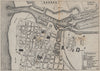 OSTEND OOSTENDE OSTENDE. Antique town plan. City map. Belgium. BRADSHAW 1895