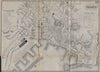 TRIESTE TRST. Antique town plan. City map. Italy. BRADSHAW 1895 old