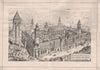New Courts of Justice; birds-eye view; George Edmund Street, Architect 1867
