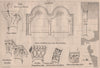 Caen; Abbaye aux Hommes. Calvados 1867 old antique vintage print picture
