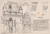 Loches; La porte de Cortejar. Indre-et-Loire 1867 old antique print picture