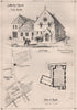 Lutheran Church, North Shields. Northumberland 1867 old antique print picture