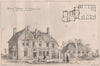 Marton Vicarage, nr. Ouseburn, York; John Ladde Jr Architect 1868 old print
